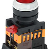 Кнопка ABLFP-22 d22мм 1з+1р 240В неон кр. BBT20-ABLFP-K04