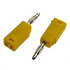 Z027 2MM STACKABLE PLUG YELLOW
