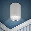 OL1 GU10 SL/CH Подсветка накладной, GU10, D80*100мм, серебро/ хром (50/700) Б0041504