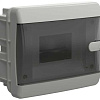 Корпус пластиковый ЩРВ-П-6 IP41 черн. прозр. дверь UNION Compact IEK UIC-KP12-V-06-41-K01