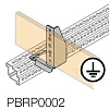 Держатель для шины PE, (2 шт.) 1STQ001554B0000