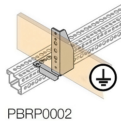 Держатель для шины PE, (2 шт.) 1STQ001554B0000