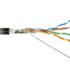 Кабель витая пара F/UTP кат.5E 4х2х24AWG solid PE Outdoor FUTP4-C5E-S24-OUT-PE-BK-500 черн. (м) 49110