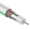 Кабель коаксиальный SAT 703B, 75Ом, Cu/Al/Cu, 75%, 20м, INDOOR, белый