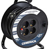 Катушка УК20 с т/з 4 места 2P+PE/20м 3х1,5мм2 WKP20-16-04-20-G