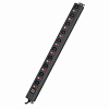 Блок распределения питания (PDU) 0U 10A с индикацией и защитой, Вых:10 С13, Вх:С14 R519IEC10SWCD