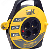Катушка УК10 4 места 2P+PE/10м 3х1,5мм2 "Industrial" WKP15-16-04-10