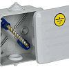 Коробка КУП КМ41361 100х100х50мм IP44 6 вв. (7035) UKO21-100-100-050-K41-55U