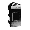 Розетка компьютерная СП 1мод. Brava RJ45 кат.6A черн. DKC 77678N