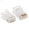 Коннектор RJ-45 TERACOM неэкранированный 8P8C Cat.5E универсальный (упак.50шт)
